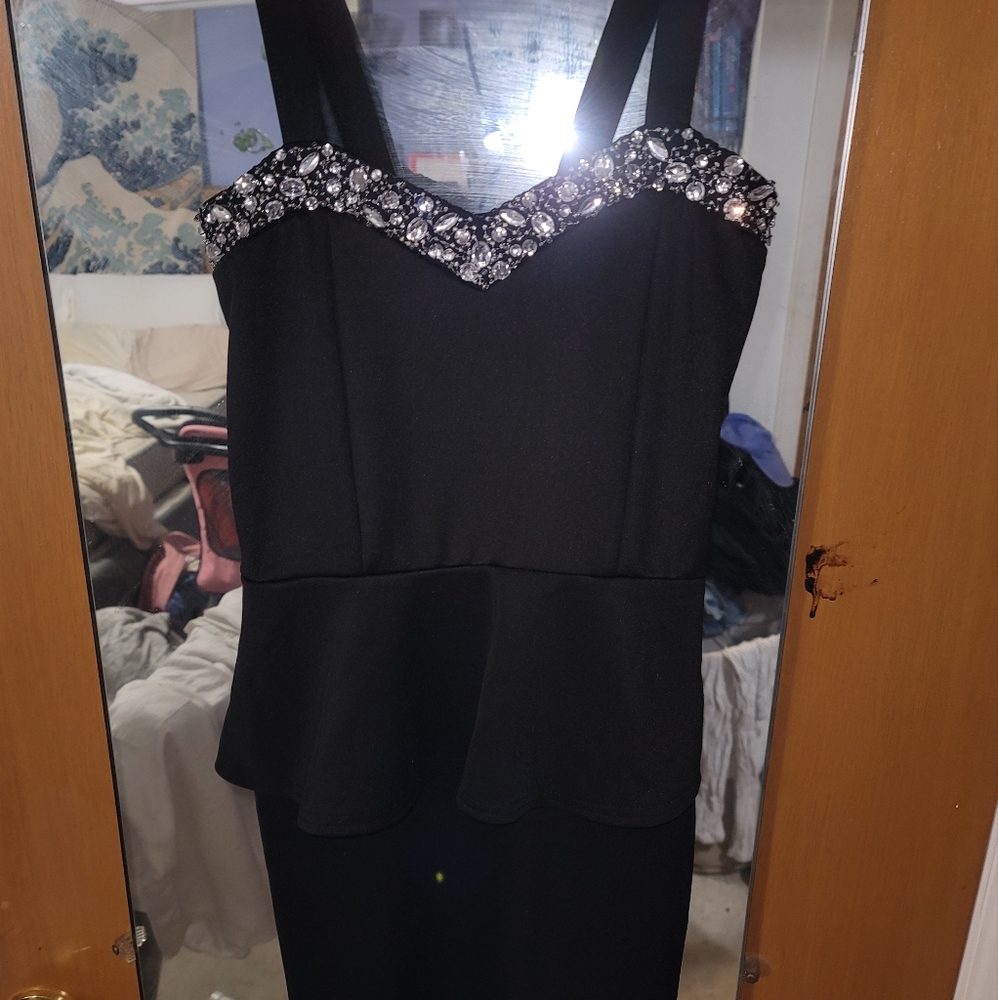 Black classy dress